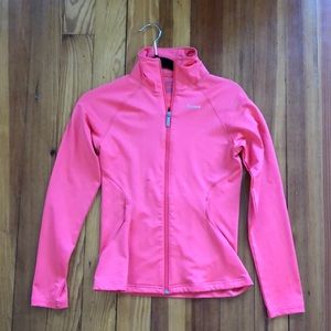 Reebok Performance Zip Up - peach color